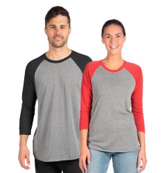 Nextlevel Unisex Tri-Blend 3/4 Raglan T-Shirt